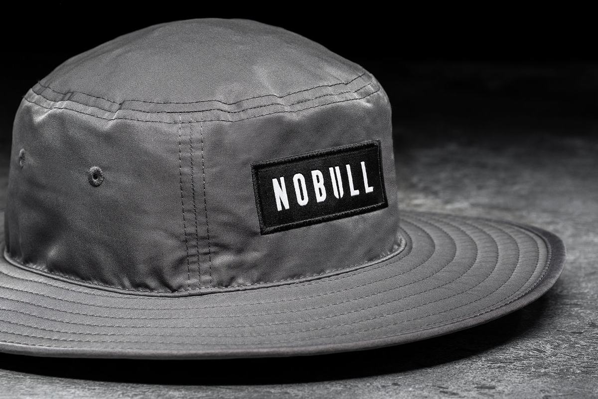 Nobull Boonie Men's Hats Dark Grey | Australia (VU4675)